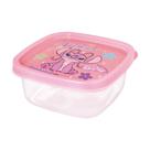 Pote de Plástico Quadrado Decorado Angel 580ml Disney Stitch Plasútil Pote de Plástico Quadrado Decorado Angel 580ml Disney Stitch Plasútil