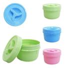 Pote de Plastico Redondo Baixo Pequeno Colors com Tampa de Rosca 300ml - Erca Plast