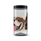 Pote De Plástico Redondo Mix Dog C Tampa 2000ml Cor Preto Pote De Plástico Redondo Mix Dog C Tampa 2000ml Cor Preto