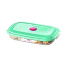 Pote De Plástico Retangular 650ml 360/2 Cores Sortidas Sanremo
