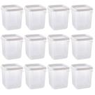 Pote de plástico transparente para freezer e micro-ondas 1,7 litros com 12 unidades Plasutil ref. 12770 Pote de plástico transparente para freezer e micro-ondas 1,7 litros com 12 unidades Plasutil ref. 12770