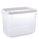 Pote de plástico transparente para freezer e micro-ondas 3 litros Plasutil ref.2299