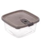 Pote de plástico Trio quadrado 510ml Plasutil ref.5992