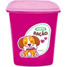 Pote De Ração Cachorro Gato 6 Litros Comida Pet Porta Ração -