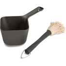 Pote de rega e escova Cuisinart CBP-300 em ferro fundido