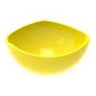 Pote de Sobremesa Doces Avulso 265ml Plástico Amarelo Trio Crippa Tigela Unitária