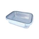 Pote de Vidro 1040ml Tampa com Vedação Hermética Marmita