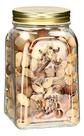 Pote de Vidro 1,5L com Tampa de Metal Hermético