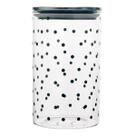 Pote de Vidro 1L Minimalista Tampa Inox com Vedação