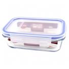 Pote de Vidro 400ml Com Tampa Retangular - Clink
