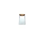 Pote de Vidro Boro Scalene c tampa Bambu 950 ml Mimo Style Pote de Vidro Boro Scalene c tampa Bambu 950 ml Mimo Style