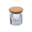 Pote De Vidro Borosilicato C/ Tampa De Bambu - Bahia - Redondo - 600ml - Oxford