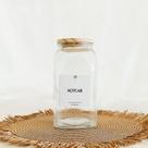 Pote de Vidro Borossilicato c/ Tampa Bambu 1,4L