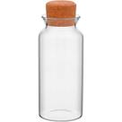 Pote de Vidro Borossilicato c/Tampa Cortiça Transpar.850ml