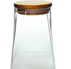 Pote de Vidro Borossilicato Scalene C/Tampa de Bambu 950ML Pote de Vidro Borossilicato Scalene C/Tampa de Bambu 950ML