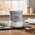 Pote de Vidro Branco Versatile (400 ml) Sal