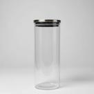 Pote De Vidro C/ Tampa Inox Hermetica 1,8l Multiuso Organiza