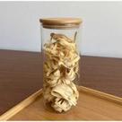 Pote de Vidro com Tampa de Bambu 1300ml