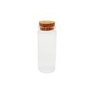 Pote de Vidro com Tampa de Rolha 50ml - 9x3,5cm - 1 unidade - Rizzo