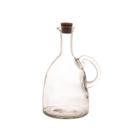 Pote De Vidro Com Tampa De Rolha 580Ml