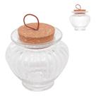 Pote de Vidro com Tampa de Rolha e Puxador Classic 300ml