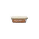 Pote De Vidro Com Tampa Em Bambu Retangular 1040 Ml