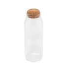 Pote de Vidro Com Tampa Rolha 390ml