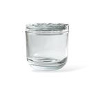 Pote de Vidro Cristal com Tampa para Velas e Porta-Trecos