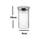 Pote De Vidro De Mantimentos 1050ml Com Tampa De Inox - D' Presentes Pote De Vidro De Mantimentos 1050ml Com Tampa De Inox - D' Presentes