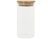 Pote de Vidro de Mantimentos 300ml C/ Tampa de Bambu Oikos Pote de Vidro de Mantimentos 300ml C/ Tampa de Bambu Oikos