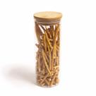 Pote de Vidro de Mantimentos 450ml C/ Tampa de Bambu Oikos Pote de Vidro de Mantimentos 450ml C/ Tampa de Bambu Oikos