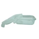 Pote de Vidro Diamond Retangular com Tampa Hermética 1040 ml e 1520 ml