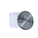 Pote de Vidro e Metal Flat (370ml) - MEK