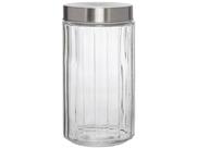 Pote de Vidro Hauskraft com Tampa Redondo 1,7L Cabane