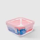 Pote de Vidro Hermético 1,1L Quadrado Invicta Pote de Vidro Hermético 1,1L Quadrado Invicta