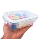 Pote de Vidro Hermético 640ml com tampa e 4 travas