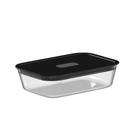 Pote De Vidro Hermetico Armazenamento Fresh 1,25L Pode Usar no Freezer Microondas Forno Ou Preto Pote De Vidro Hermetico Armazenamento Fresh 1,25L Pode Usar no Freezer Microondas Forno Ou Preto