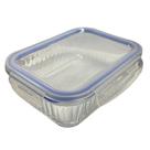 Pote de Vidro Hermético Borossilicato para Cozinha Tampa de Silicone Azul 1040ML Lehaví