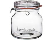 Pote de Vidro Hermético Luigi Bormioli com Tampa Cilíndrico 1,5L Lock Eat Handy
