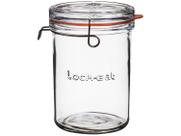 Pote de Vidro Hermético Luigi Bormioli com Tampa Cilíndrico 1L Lock Eat XL
