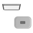 POTE DE VIDRO HERMETICO Marmita Pode Usar no Freezer Microondas Forno 850 ML OU