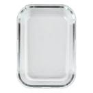Pote de vidro hermetico para alimentos com tampa plastica 1040ml