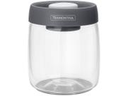 Pote de Vidro Hermético Tramontina com Tampa Redondo 800ml Purezza