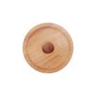 Pote de vidro martelado com tampa de acacia petra 700ml