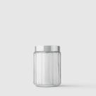 Pote de Vidro Redondo Collection 1,1L Inox Escovado Invicta