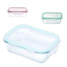 Pote De Vidro Retangular Com Tampa Pequeno -370ml