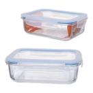 Pote De Vidro Retangular Tampa Hermética Marmita 1050ML
