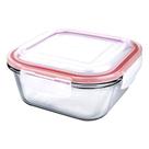 Pote De Vidro Tampa Hermética Marmita Mantimento Fit Tampa Silicone Vermelho 520ml