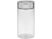 Pote de Vidro Tramontina Purezza com Tampa de Aço Inox 10cm 1,4 Litros