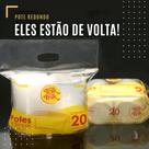Pote Descartável Com Tampa Bolo De Pote 60 unidades/ 250ml Cor TRANSPARENTE